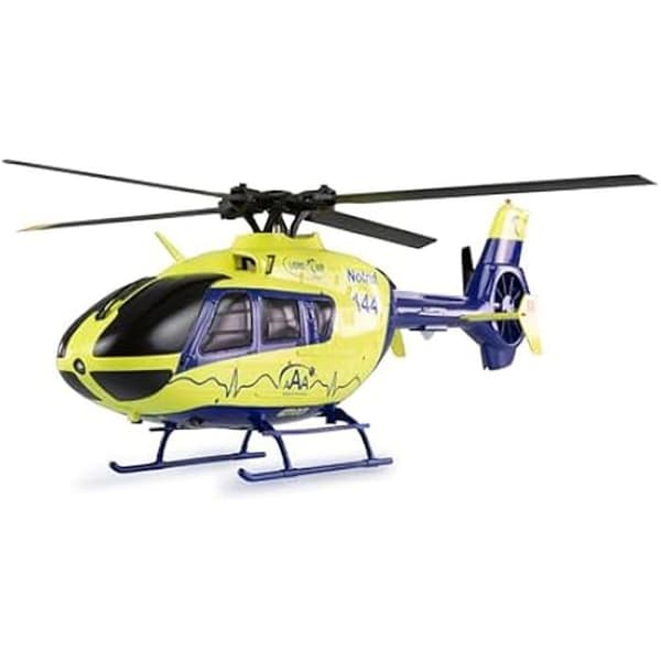 Fjärrstyrd helikopter - AMEWI - AFX-135 Pro Alpine Ambulans - Fluogul - 6 kanaler - RTF