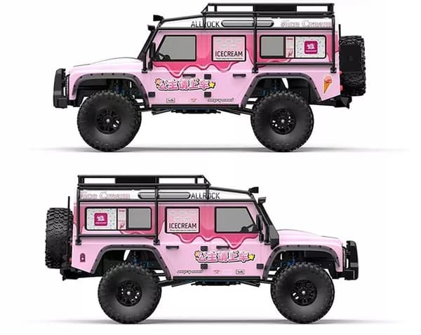 Allrock H8H Børsteløs 1:8 Crawler 4WD Pink
