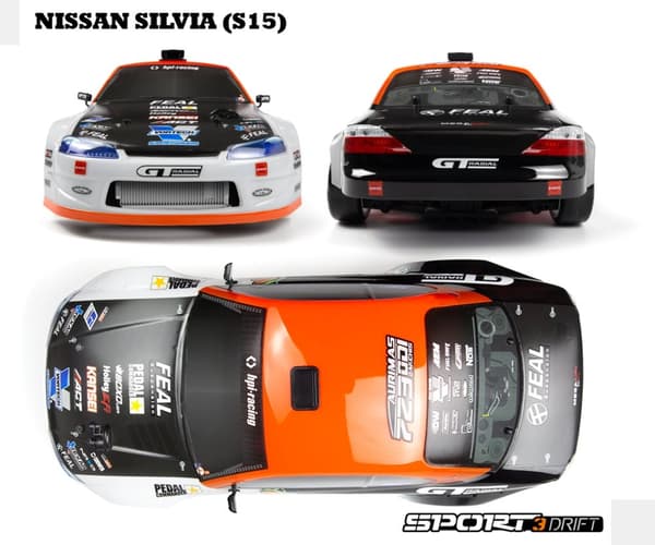 HPI Sport 3 Drift Nissan Silvia S15 Odi Bakchis
