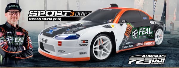HPI Sport 3 Drift Nissan Silvia S15 Odi Bakchis