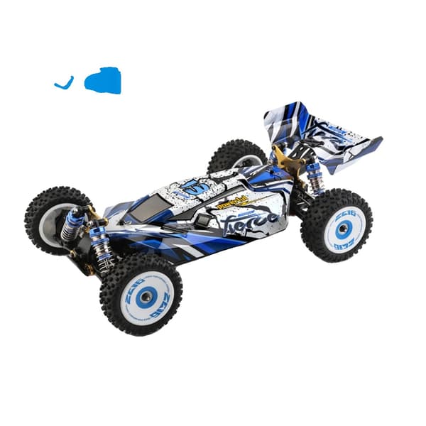 RC-auto, 70 km/h nopeus, 2.4G kauko-ohjain,124017 2B