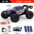 Miniatyrbillede 2 af 2: Fjernbetjent Off-Road Bil, 100 KM/T Topfart, Lang Batterilevetid,MT14R Blå 3B BX