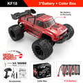 Miniatyrbild 2 av 2: RC Driftbil, 75+ KM/H Maxhastighet, 4WD Terrängkapacitet,KF18 RÖD 3B BX