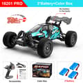 Miniatyrbillede 2 af 2: RC Off-Road Bil, 70KM/H Hastighed, 4WD Terrænkørselsevne,16201PRO-BU-3B-BX