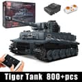 Miniatyrbild 2 av 2: Fjärrstyrd tankbyggsats, 800+ delar, lärande leksak,med originalbox