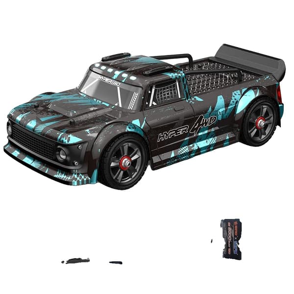 Sport Drift RC Bil, 43 km/h Hastighet, 1:14 Skala,14301 Blå 2B