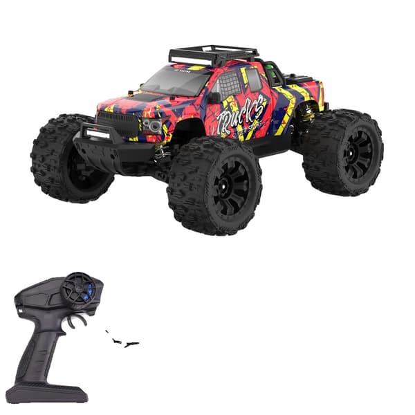 RC Racing Bil, 1/14 Skala, 4WD, 80 km/t,PT14R 3B rød