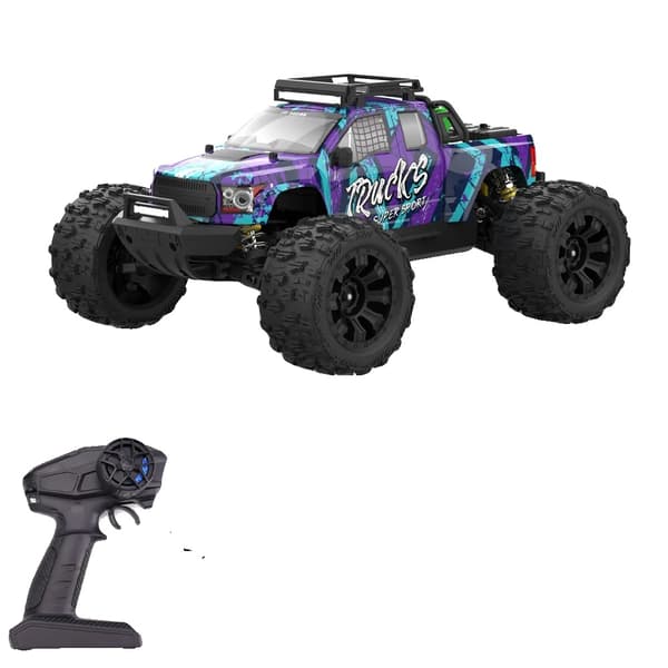RC Racing Bil, 1/14 Skala, 4WD, 80 km/t,PT14R 3B Blå
