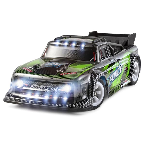 Wltoys RC-auto, korkea nopeus 30 km/h, kaikilla maastoilla toimivat kumirenkaat,Vihreä 284131