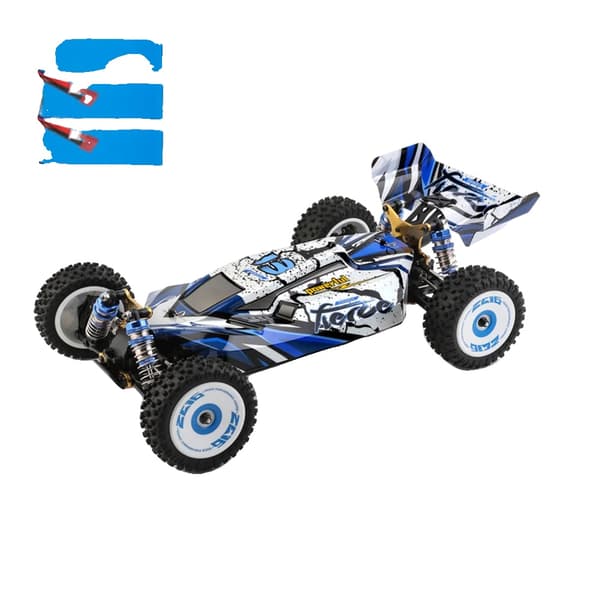 RC Bil, 70 km/t Hastighed, 2.4G Fjernbetjening,124017 3B