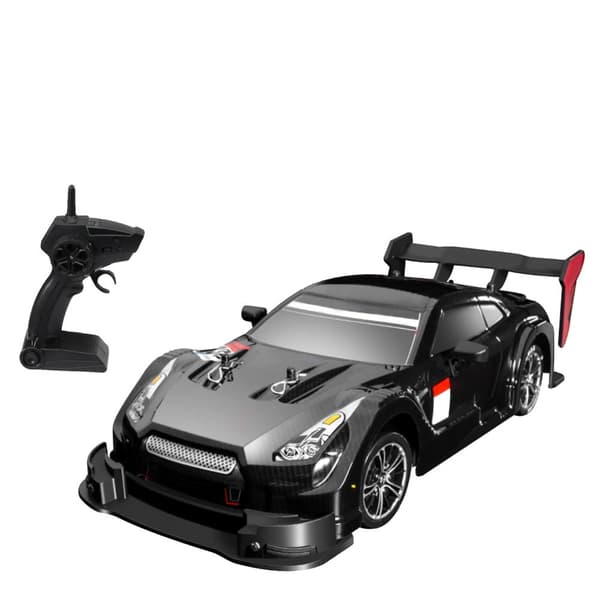 Fjernbetjent Driftbil, 4WD, 30 km/t Hastighed,sort