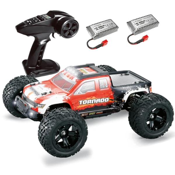 RC-auto, 45 km/h nopeus, 80-100 m ohjausalue,Kaksi akkua