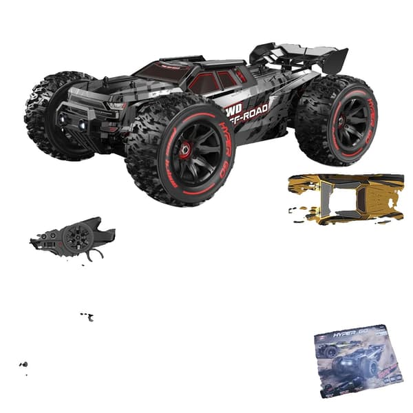 RC-auto, mittakaava 1/14, maksimi nopeus 75 km/h, etäisyys kauko-ohjaukselle 120 m,MJX14210 2B
