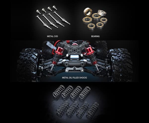 Hyper Go borstlös 1/14 4WD ökenbuggy