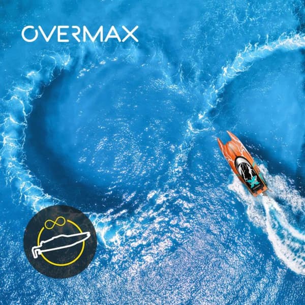 Radiostyrd båt OVERMAX X-Tide - 25 km/h - 2 x 17min - 2 x batteri