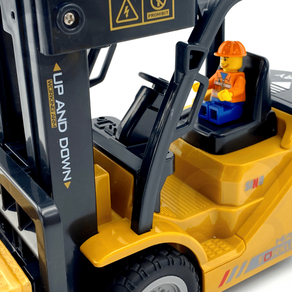 WOOPIE fjernstyret gaffeltruck 2-i-1 RC-kran - skala 1:24