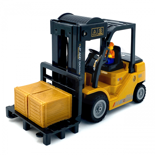 WOOPIE fjernstyret gaffeltruck 2-i-1 RC-kran - skala 1:24