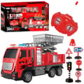 Miniatyrbillede 1 af 8: WOOPIE fjernstyret brandbil med lift