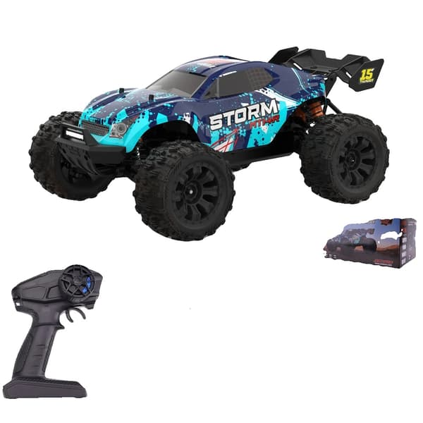 RC-bil, 80 km/h hastighet, 1/14 skala, 4 kanaler,MT14R Lila 3B