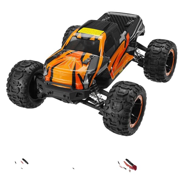 RC Bil, 1/16 Skala, 45 km/t Hastighed, Børsteløs Motor,03 tre batteri