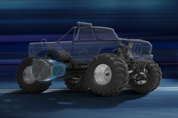 FMS Ford F100 Monster 1/10 2WD RTR Sort