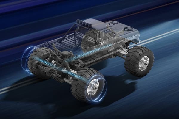 FMS Ford F100 Monster 1/10 2WD RTR Sort