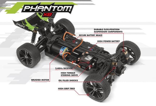 Phantom XB 1:10 4WD - Komplett