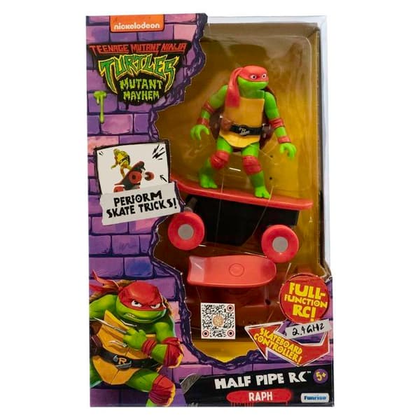 Fjärrstyrd bil Ninja turtles Tortues Ninja Half Pipe Skate RC Slumodel
