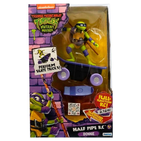Fjärrstyrd bil Ninja turtles Tortues Ninja Half Pipe Skate RC Slumodel