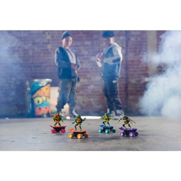Fjärrstyrd bil Ninja turtles Tortues Ninja Half Pipe Skate RC Slumodel