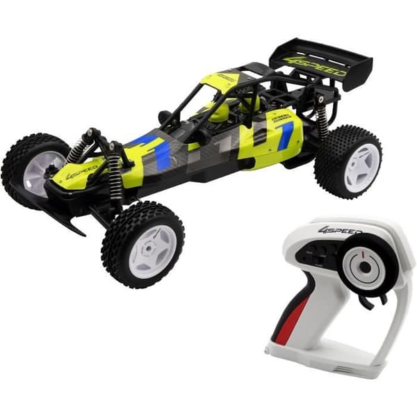 Fjärrstyrd buggy - 4 växlar - Desert Runner - Gul - 20 km/h - Utomhus