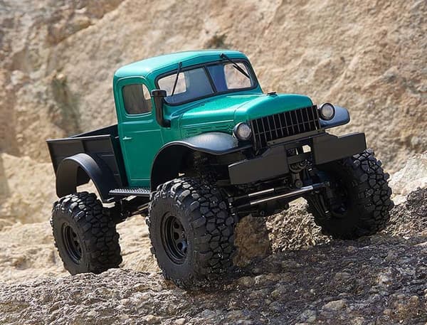 FMS FCX24 Power Wagon Børsteløs 1/24 Crawler Grøn
