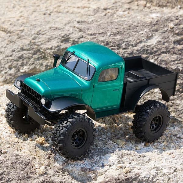 FMS FCX24 Power Wagon Børsteløs 1/24 Crawler Grøn