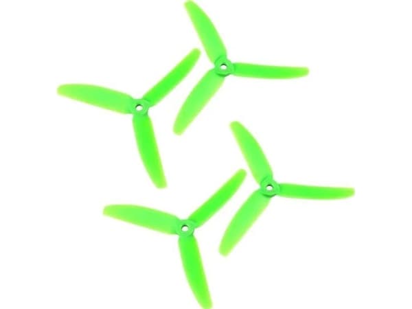 Gemfan GEMFAN 3-bladet Race Copter-Propeller-Set gate Bullnose 5 x 4 tommer (12.7 x 10.2 cm)