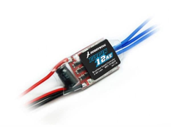 Hobbywing FlyFun 12AEV4, ESC, Musta