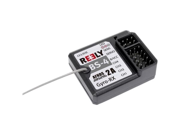 Reely BS-4 4-kanals gyro-modtager 2,4 GHz