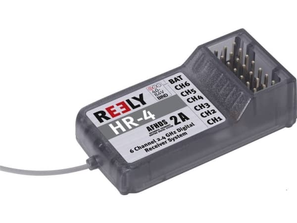Reely HR-6 6-kanavainen vastaanotin 2,4 GHz Liitinjärjestelmä JR