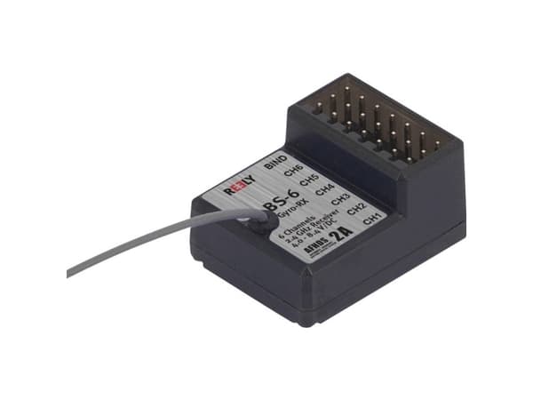 Reely BS-6 6-kanals modtager 2,4 GHz Stiksystem JR
