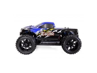 Amewi Torche - Monsteriauto - Sähkömoottori - 1:10 - Ajovalmis (RTR) - Sininen - All-wheel drive (22032)
