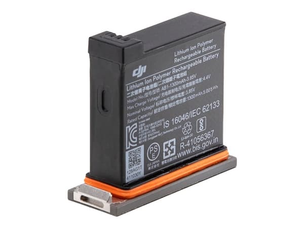 DJI Osmo Action Battery - Batteri - Li-pol - 1300 mAh - for DJI Osmo Action