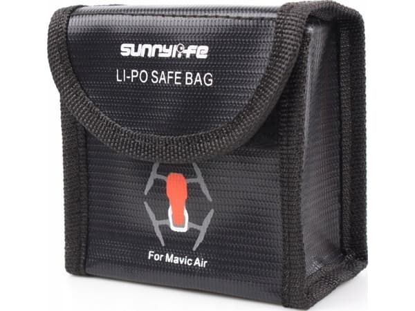SunnyLife Carrying Case/Pouch For 2x Batteries For Dji Mavic Air/Fireproof