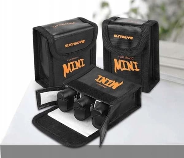 SunnyLife Carrying Case Pouch Battery Dji Mavic Mini Fireproof