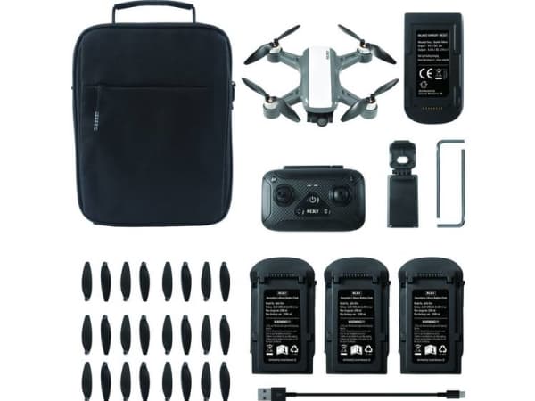 Reely GPS-drone Genii Mini Super Combo RtF Hvid-grå