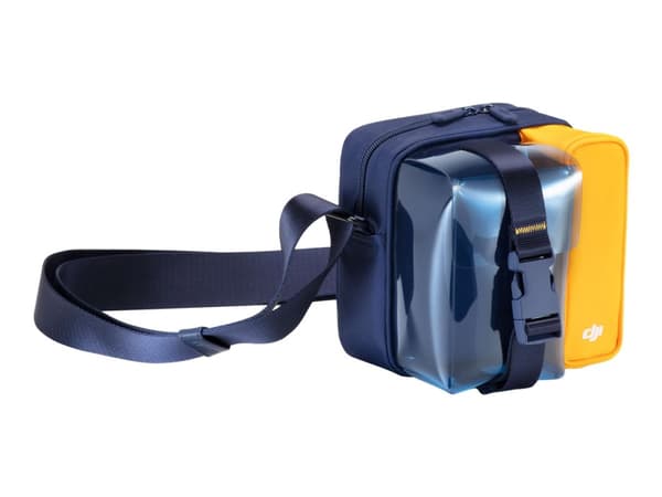 DJI Mini Bag+, Pussilaukku, Musta, Keltainen, Polyesteri, Polyvinyylikloridi (PVC), Yksivärinen, Vetoketju, 170 mm