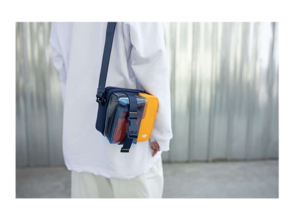 DJI Mini Bag+, Pussilaukku, Musta, Keltainen, Polyesteri, Polyvinyylikloridi (PVC), Yksivärinen, Vetoketju, 170 mm