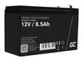 Miniatyrbilde 5 av 5: Green Cell - UPS-batteri - Sealed Lead Acid (SLA) - 8.5 Ah - svart
