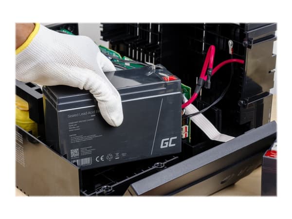 Green Cell - UPS-batteri - Sealed Lead Acid (SLA) - 8.5 Ah - svart