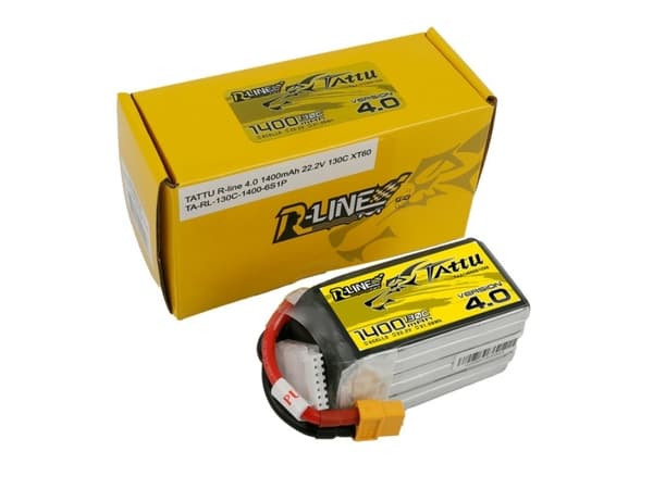 Batteri Tattu R-Line 4.0 1400mAh 22.2V 130C 6S1P XT60