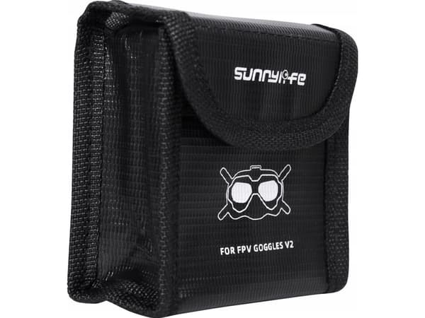 SunnyLife Carrying Case Case 2x Batteries From Goggles V2 To Dji Fpv