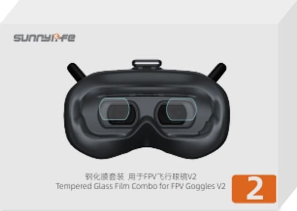 SunnyLife 2x Cover Glass Goggles Goggles V2 For Dji Fpv Combo